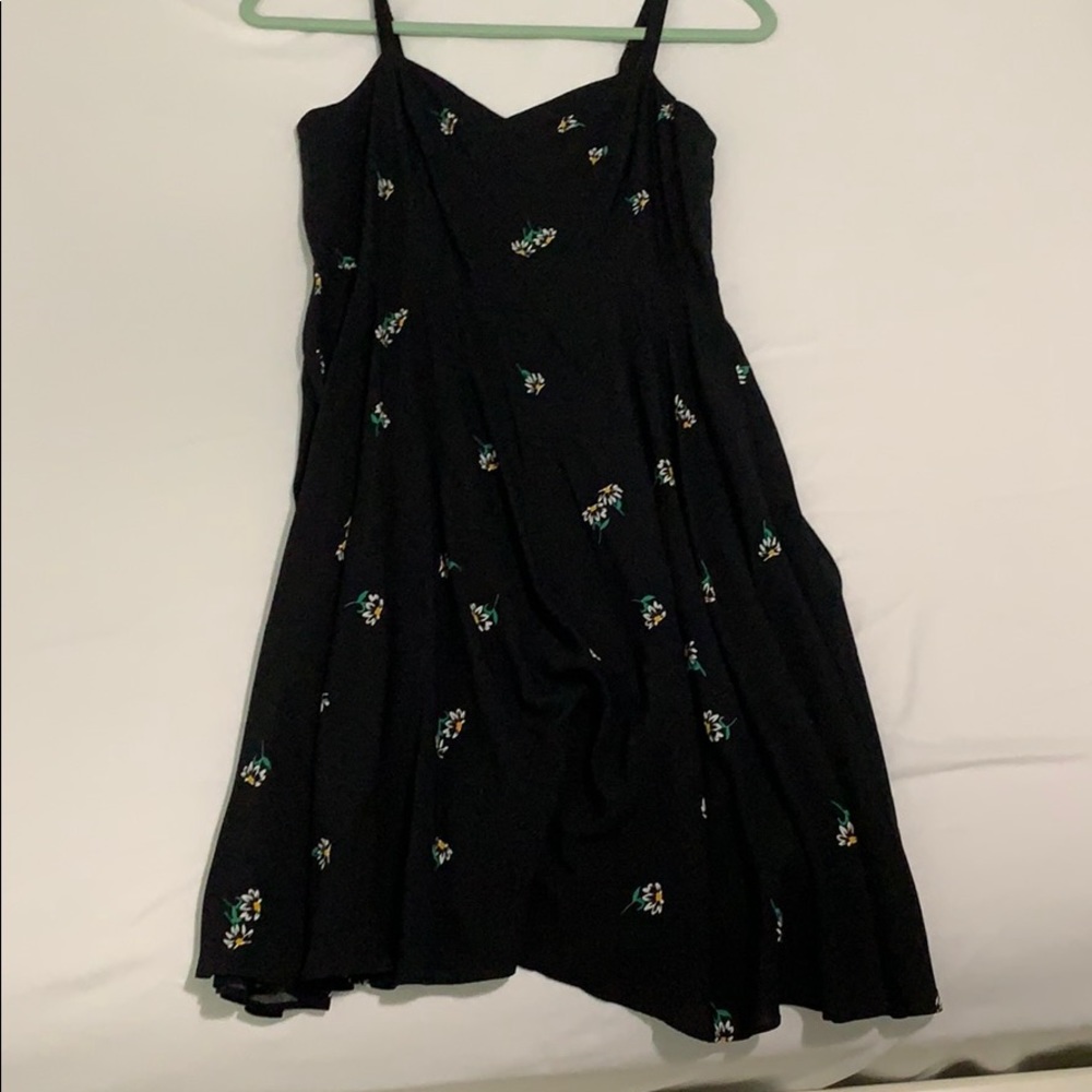 Old Navy Black/Floral Dress- size Small